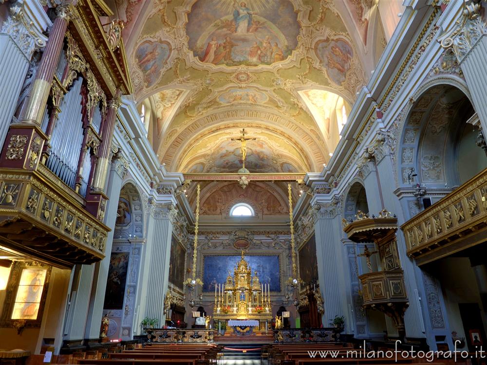 Mandello del Lario (Lecco, Italy) - Interior of the Church of Saint Lawrence Martyr